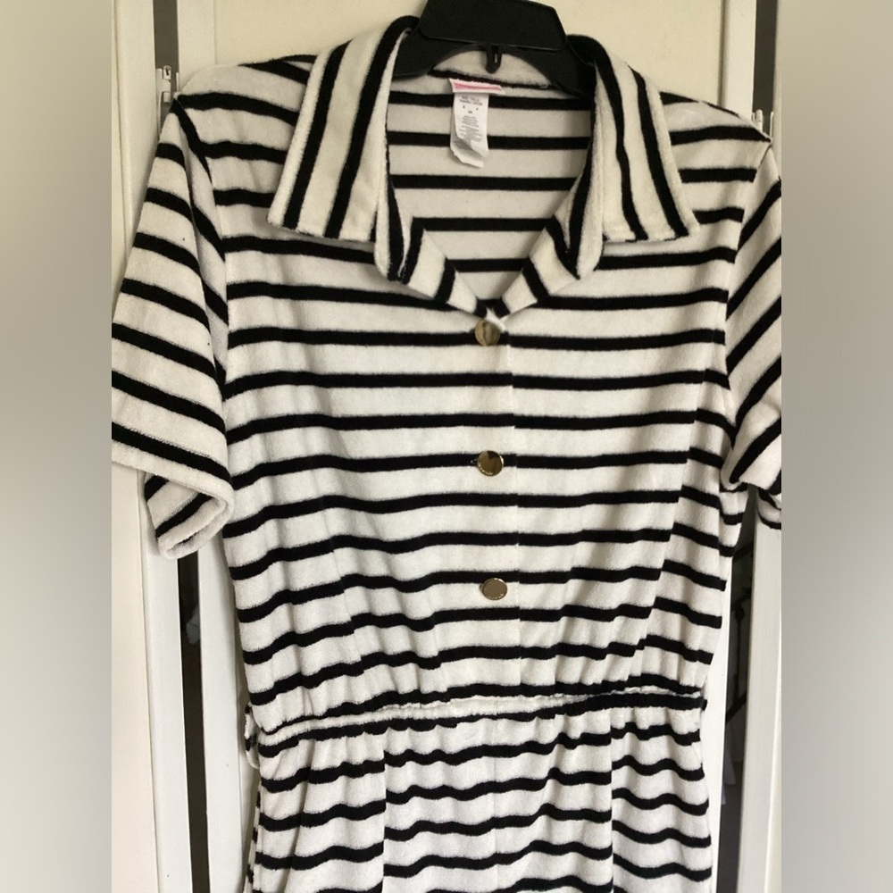 ♦️ KATE SPADE terry romper coverup EUC - Picture 4 of 9